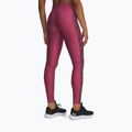 Women's leggings Under Armour Tech Wordmark Tape fuchsia dusk/black/white 3
