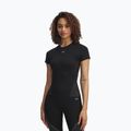 Women's training T-shirt Under Armour Vanish Seamless black/steel/steel