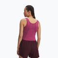 Women's training T-shirt Under Armour Vanish Seamless Tank fuchsia dusk/dark maroon/dark maroon 2