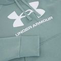 Women's sweatshirt Under Armour Rival Fleece Big Logo Hoody serpentine/white 6