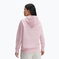 Women's sweatshirt Under Armour Rival Fleece Big Logo Hoody prime pink/white 2