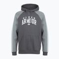 Men's sweatshirt Under Armour Rival Fleece Colorblock Hoodie castlerock/mod gray/white 3
