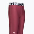 Children's training leggings Under Armour HeatGear fuchsia dusk 3