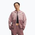 Women's sweatshirt Under Armour Unstoppable Fleece HZ tourmaline pink/maroon mist/black