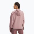 Women's sweatshirt Under Armour Unstoppable Fleece HZ tourmaline pink/maroon mist/black 2