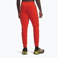 Men's training trousers Under Armour Unstoppable Fleece Jgr surplus orange black 3