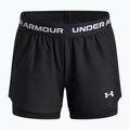 Children's training shorts Under Armour UA Tech Play Up 2IN1 Shorts black/black/white