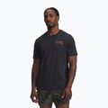Men's training T-shirt Under Armour Project Rock Q4 1 black/orange base