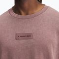 Men's training shirt Under Armour Project Rock Heavyweight Oversized maroon mist/black 3