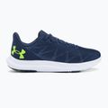 Men's running shoes Under Armour Charged Speed Swift washed navy/black/high vis yellow 2