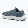 Men's running shoes Under Armour Charged Surge 4 serpentine/jasper blue/jasper blue 3