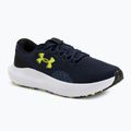 Men's running trainers Under Armour Charged Surge 4 washed navy/black/hi-vis yellow