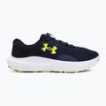Men's running trainers Under Armour Charged Surge 4 washed navy/black/hi-vis yellow 2