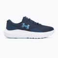 Women's running shoes Under Armour Charged Surge 4 washed navy/blue calm/metallic blue calm 2