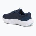 Women's running shoes Under Armour Charged Surge 4 washed navy/blue calm/metallic blue calm 3
