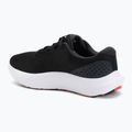 Men's running shoes Under Armour Charged Surge 4 black/anthracite/racer red 3