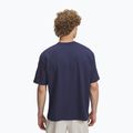 Men's T-shirt Under Armour Woven Label Heavyweight washed navy/black 2