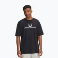 Men's T-shirt Under Armour Logo Heayweight black/white