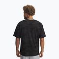 Men's training T-shirt Under Armour HTW Athletic Dept AOP black/white 2