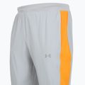 Men's running trousers Under Armour Velociti Storm mod gray/squad orange/reflective 3