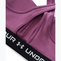 Training bra Under Armour Crossback Mid fuchsia dusk/black/white 4