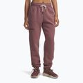 Women's training trousers Under Armour Project Rock Icon maroon mist/black