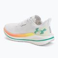 Women's running shoes Under Armour Velociti SPD white/orange bloc/metallic silver 3