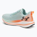Men's running shoes Under Armour Velociti SPD refresh mint/electric tangerine/mod gray 3