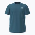 Men's T-shirt Under Armour Logo Emb Heavyweight boundless blue/white