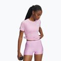 Women's training T-shirt Under Armour Tech Twist pink dawn/white
