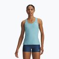Women's training T-shirt Under Armour Tech Mesh Racer Tank blue haze/white