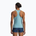 Women's training T-shirt Under Armour Tech Mesh Racer Tank blue haze/white 2