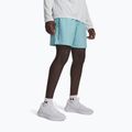 Men's training shorts Under Armour Woven Wordmark blue haze/black