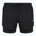Women's running shorts Under Armour Velociti Pro 4" 2N1 ultimate black/ultimate black/ultimate black