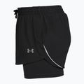 Women's running shorts Under Armour Velociti Pro 4" 2N1 ultimate black/ultimate black/ultimate black 3