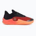 Basketball shoes Under Armour Curry Splash 26 black/electric tangerine/racer red 2