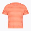 Women's running top Under Armour Velociti electric tangerine/black/green mode