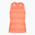 Women's running top Under Armour Velociti Singlet electric tangerine/black/green mode