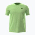 Men's training T-shirt Under Armour Vanish Seamless Novelty lumos lime/black
