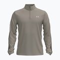 Men's sweatshirt Under Armour Tech Taping 1/2 Zip timberwolf taupe/black/white