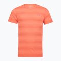 Men's running top Under Armour Velociti electric tangerine/black/green mode