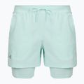 Men's running shorts Under Armour Launch 5" 2IN1 refresh mint/castlerock