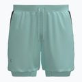 Men's running shorts Under Armour Launch 5" 2IN1 refresh mint/castlerock