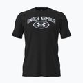 Men's training T-shirt Under Armour WM Locker Tag black/white