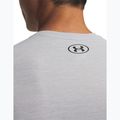 Men's training shirt Under Armour Tech Vent halo gray/ultimate black 3