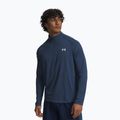 Men's longsleeve Under Armour Tech Textured 1/2 Zip wham blue/white