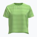 Women's running top Under Armour Velociti lumos lime/white