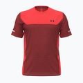 Men's training T-shirt Under Armour Tech Utility venom red/black