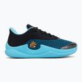 Basketball shoes Under Armour Curry Splash 26 black/blue blur/blaze orange 2