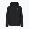Children's sports jacket Under Armour Vibe Woven Windbreaker Jacket black/white